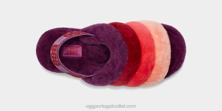 doce de ameixa multi fluff sim slide ombre UGG 20TJ827 mulheres