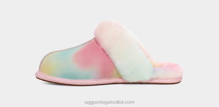 mistura de arco-íris aquarelas scuffette ii UGG 20TJ351 mulheres