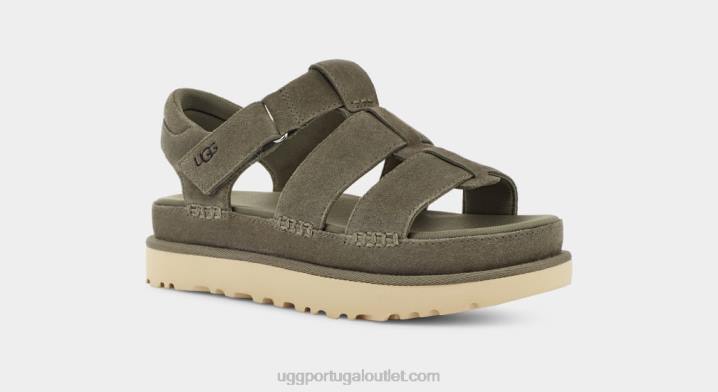 musgo verde alça estrela dourada UGG 20TJ455 mulheres