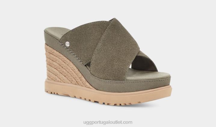 musgo verde escorregador do abade UGG 20TJ452 mulheres