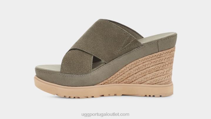 musgo verde escorregador do abade UGG 20TJ452 mulheres