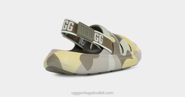 musgo verde esporte sim slide camopop UGG 20TJ519 mulheres