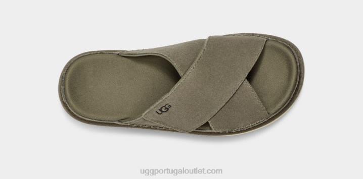 musgo verde slide transversal goldenstar UGG 20TJ438 mulheres