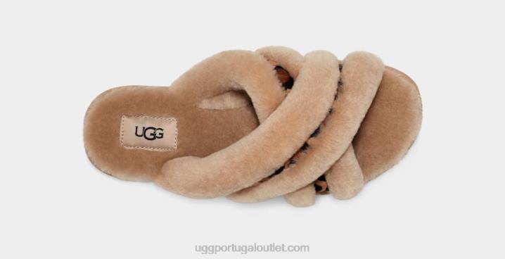 natural scuffita manchado UGG 20TJ41 mulheres