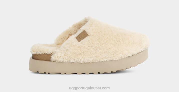 natural slide de açúcar penugem UGG 20TJ2101 mulheres