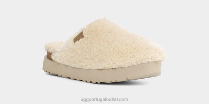 natural slide de açúcar penugem UGG 20TJ2101 mulheres