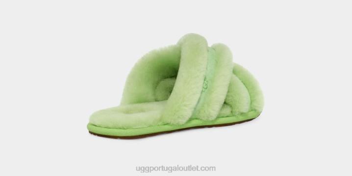 periquito verde scuffita UGG 20TJ43 mulheres