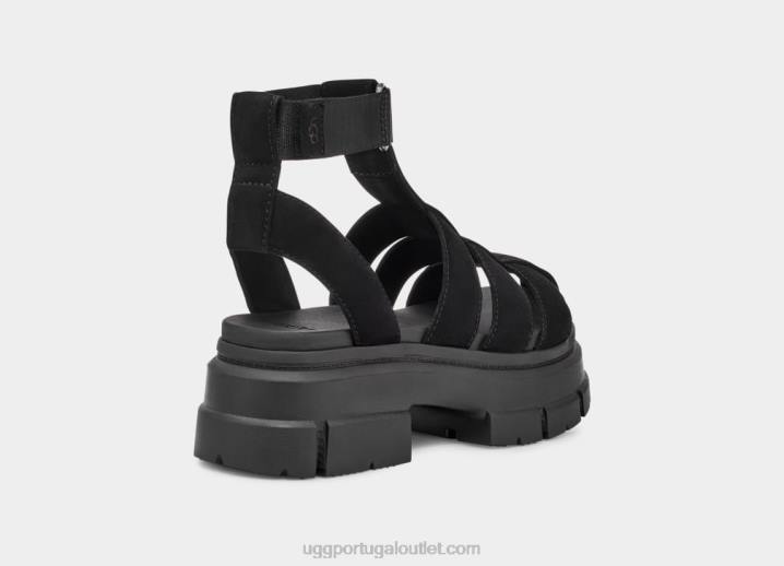 preto ashton strappy UGG 20TJ467 mulheres