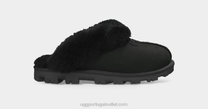 preto chinelo coquete UGG 20TJ487 mulheres