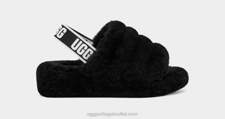 preto fofo sim deslize UGG 20TJ713 mulheres