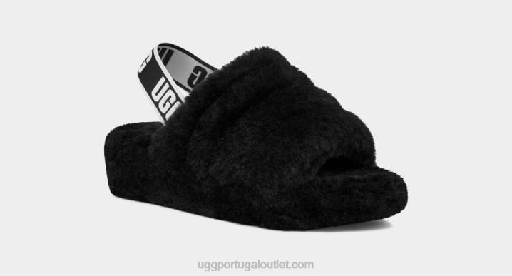 preto fofo sim deslize UGG 20TJ713 mulheres