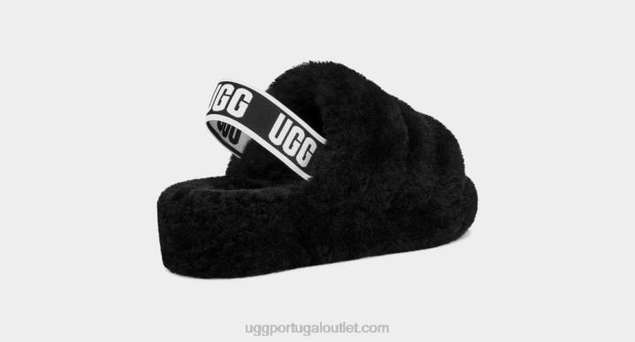 preto fofo sim deslize UGG 20TJ713 mulheres