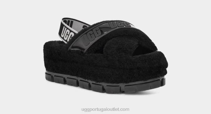 preto fuzzita claro UGG 20TJ731 mulheres