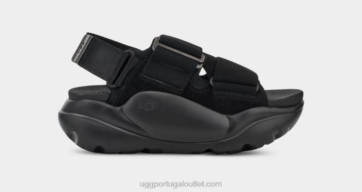 preto la street sandália camurça UGG 20TJ510 mulheres
