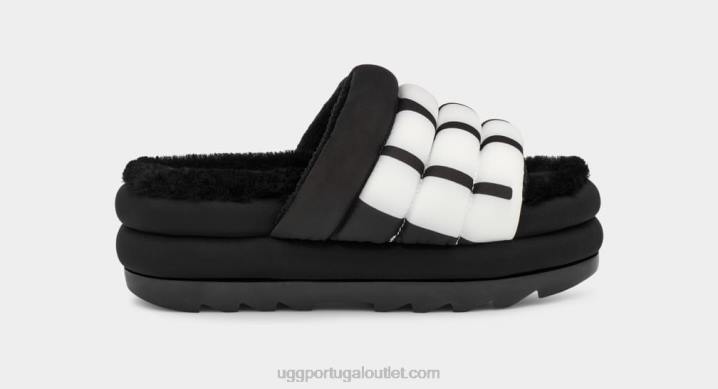 preto logotipo maxi slide UGG 20TJ706 mulheres