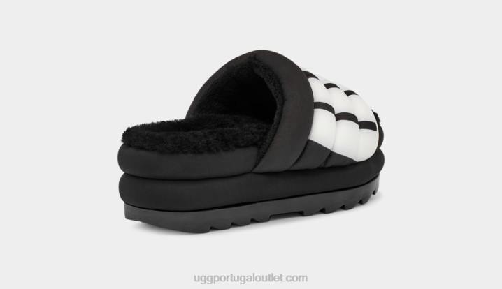 preto logotipo maxi slide UGG 20TJ706 mulheres