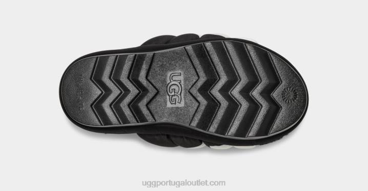preto logotipo maxi slide UGG 20TJ706 mulheres