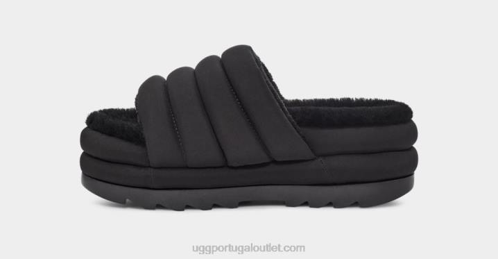 preto maxi slide UGG 20TJ761 mulheres