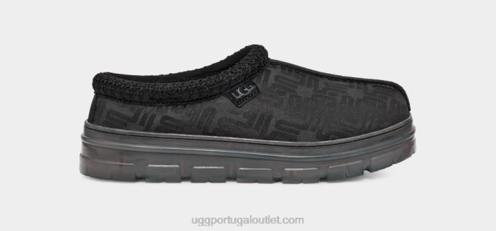preto monograma gráfico tasman UGG 20TJ615 mulheres