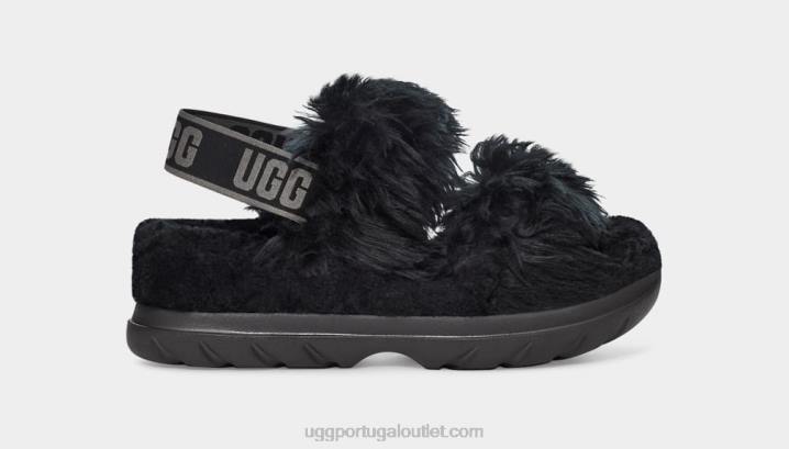 preto sandália fofa de açúcar UGG 20TJ740 mulheres
