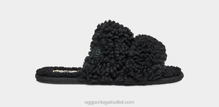 preto scuffetta maxi encaracolado UGG 20TJ680 mulheres