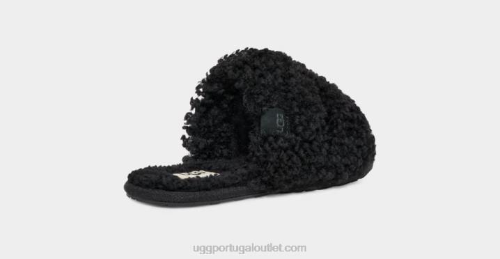 preto scuffetta maxi encaracolado UGG 20TJ680 mulheres