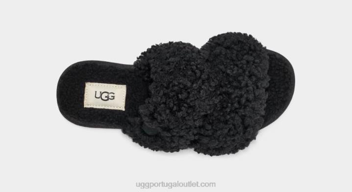 preto scuffetta maxi encaracolado UGG 20TJ680 mulheres