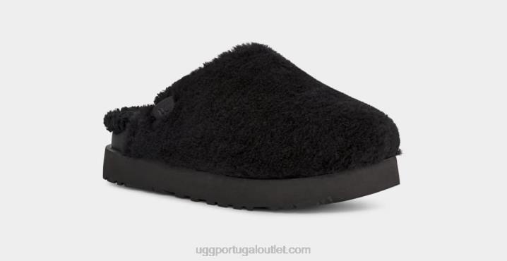 preto slide de açúcar penugem UGG 20TJ2100 mulheres