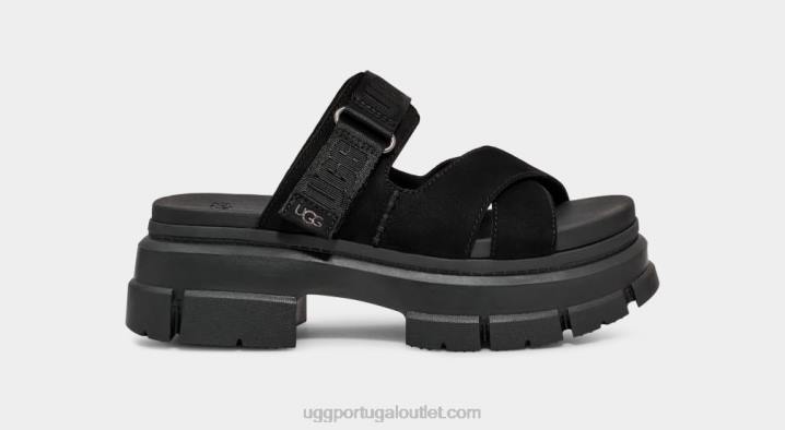 preto slide de ashton UGG 20TJ464 mulheres