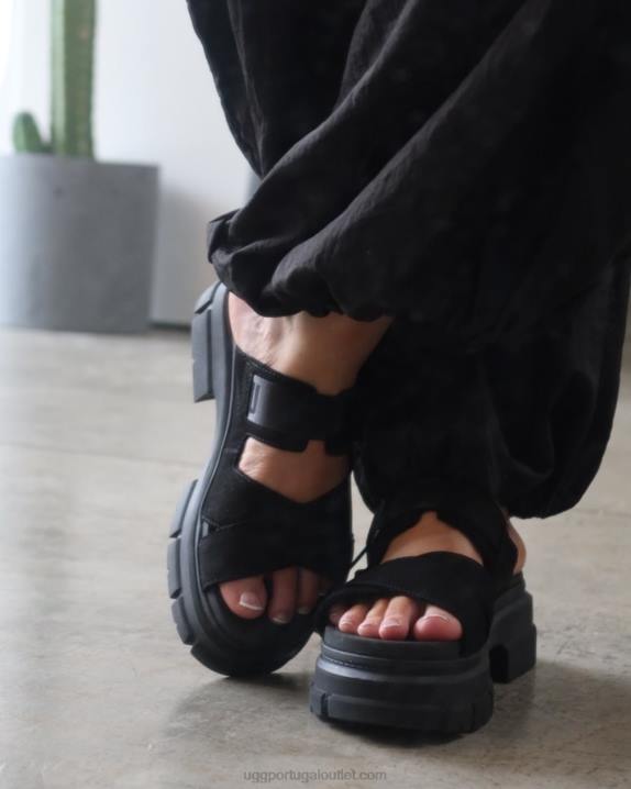 preto slide de ashton UGG 20TJ464 mulheres