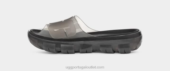 preto slide de gelatina transparente UGG 20TJ402 mulheres