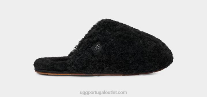 preto slide maxi encaracolado UGG 20TJ585 mulheres