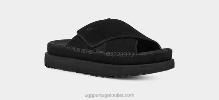 preto slide transversal goldenstar UGG 20TJ439 mulheres