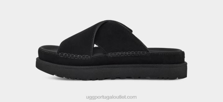 preto slide transversal goldenstar UGG 20TJ439 mulheres