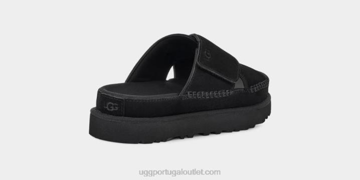 preto slide transversal goldenstar UGG 20TJ439 mulheres