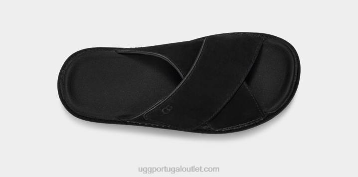 preto slide transversal goldenstar UGG 20TJ439 mulheres
