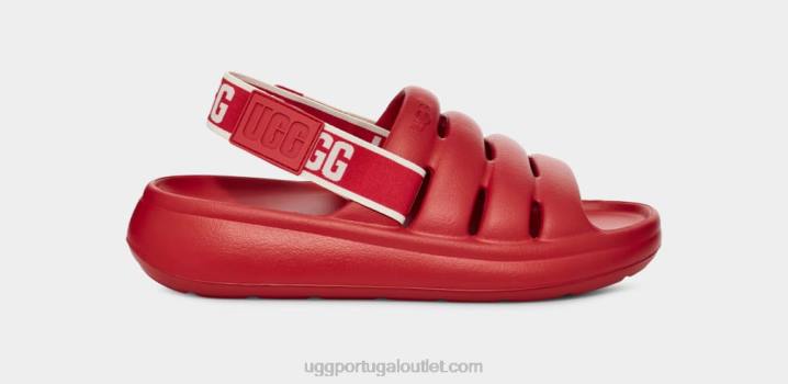 samba vermelho esporte sim deslize UGG 20TJ444 mulheres