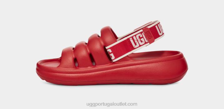 samba vermelho esporte sim deslize UGG 20TJ444 mulheres
