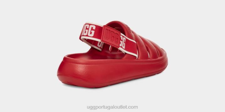 samba vermelho esporte sim deslize UGG 20TJ444 mulheres