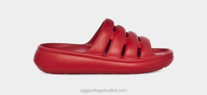 samba vermelho esporte sim deslize UGG 20TJ444 mulheres