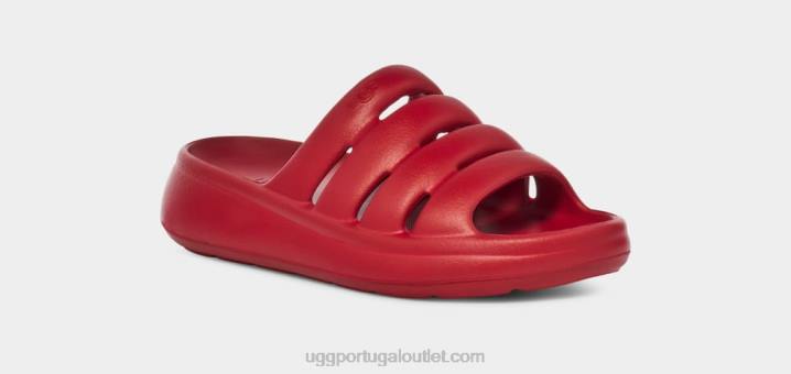 samba vermelho esporte sim deslize UGG 20TJ444 mulheres