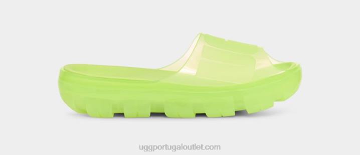 verde claro slide de gelatina transparente UGG 20TJ399 mulheres