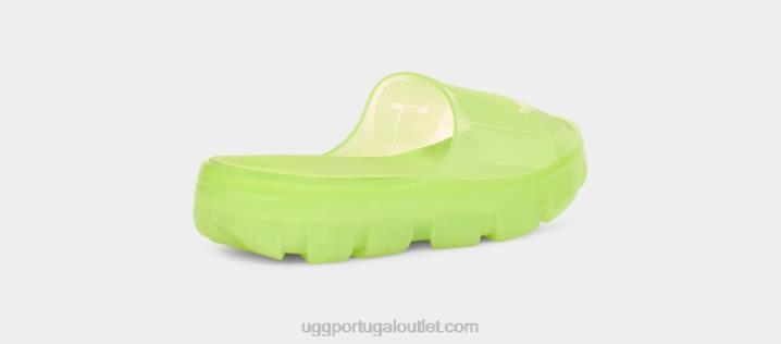 verde claro slide de gelatina transparente UGG 20TJ399 mulheres