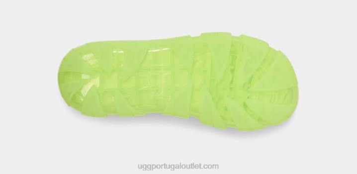 verde claro slide de gelatina transparente UGG 20TJ399 mulheres