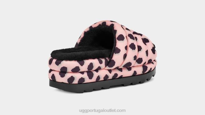 vieira rosa maxi slide estampa de chita UGG 20TJ2139 mulheres