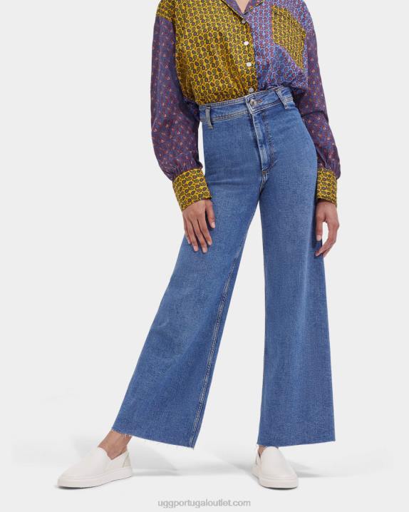 Branco brilhante deslizamento alameda UGG 20TJ569 mulheres