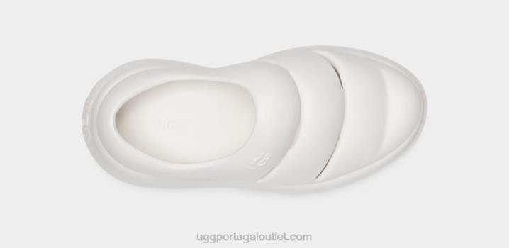 Branco brilhante esporte sim tamanco UGG 20TJ2118 mulheres