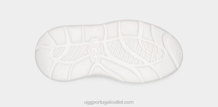 Branco brilhante esporte sim tamanco UGG 20TJ2118 mulheres