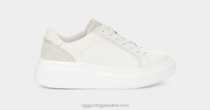 Branco brilhante laço de fuga UGG 20TJ747 mulheres