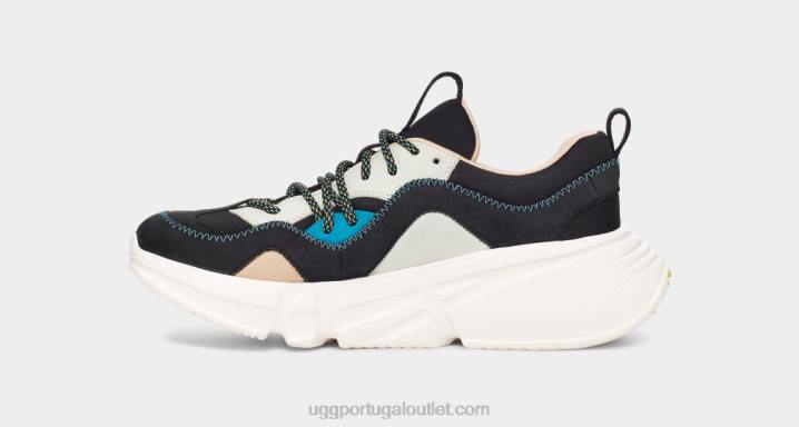 preto multi couro de renda calle UGG 20TJ2151 mulheres